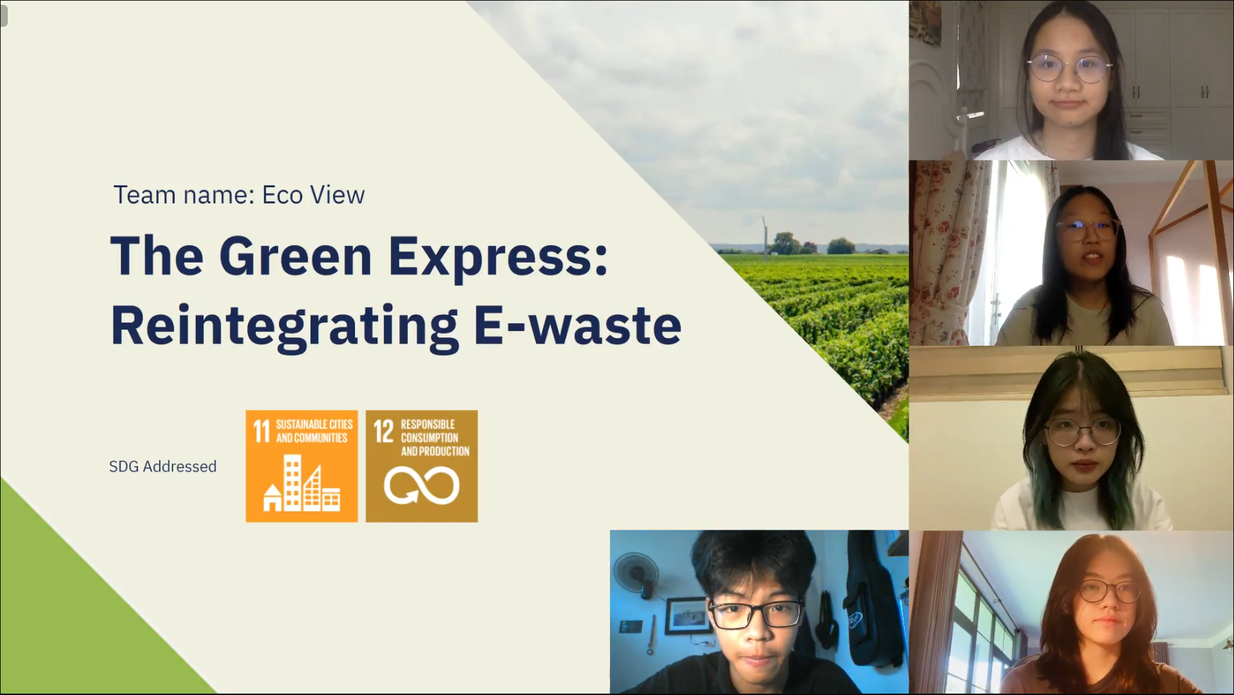 The Green Express – Initial Business Concept of Fostering Ewaste Reduction